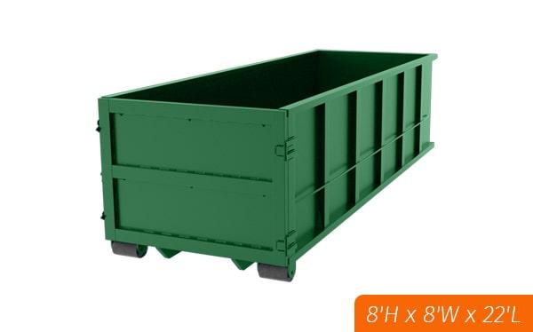 most cities require a permit to rent a forty yard dumpster, so it's vital to check with your local municipality